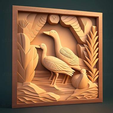 3D model Untitled Goose Game game (STL)